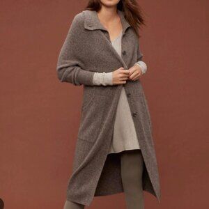 ARITZIA Babaton Nour Brown Long Cardigan Sweater Sz M